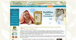 Desktop Screenshot of fertilitea.com