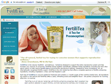 Tablet Screenshot of fertilitea.com